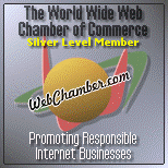 Proud SILVER LEVEL MEMBER of WebChamber.com - The World Wide Web Chamber of Commerce